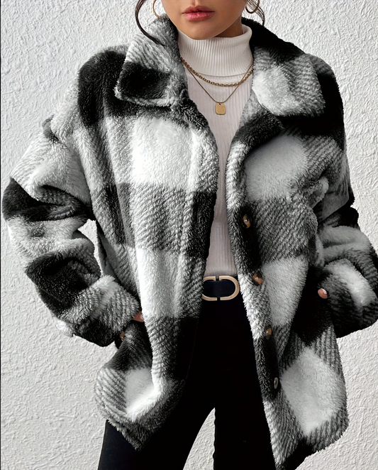 Wool Black & White Jacket