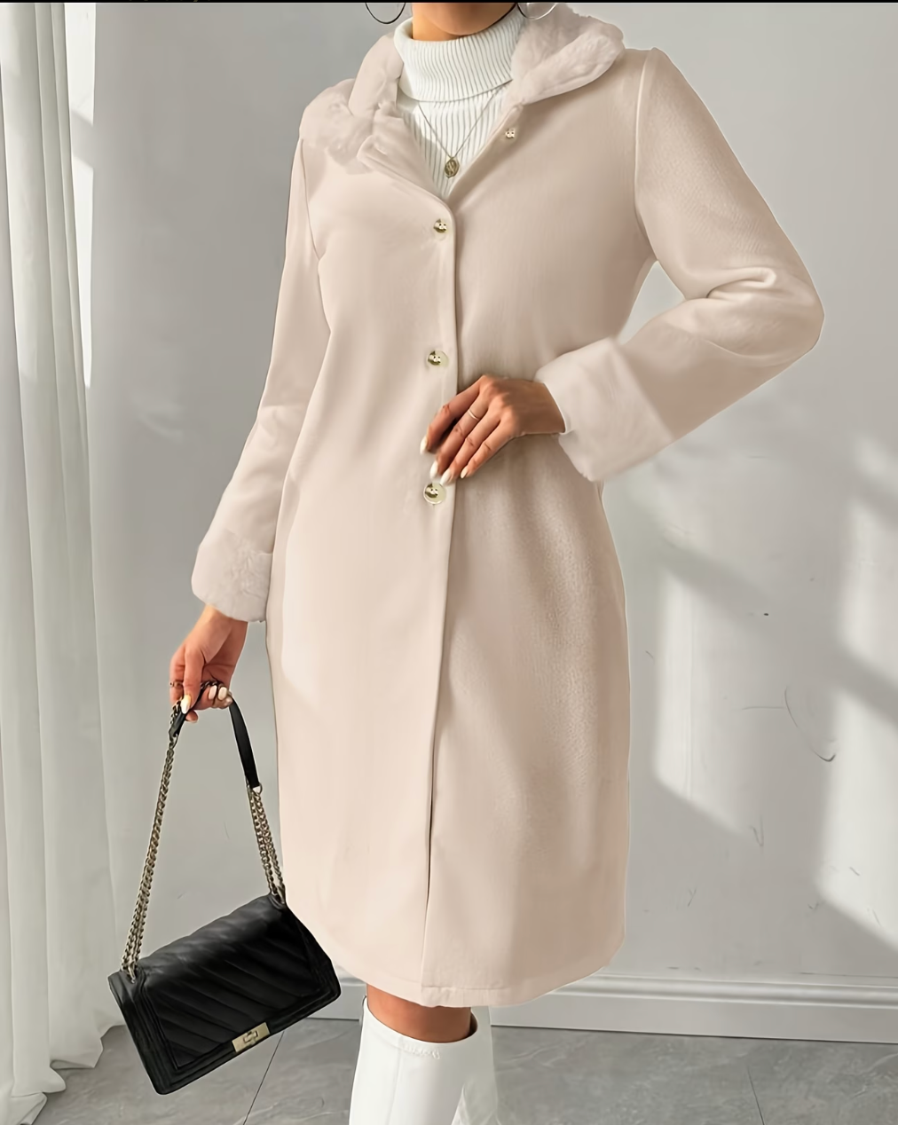 Long Warm Winter Coat Ladies