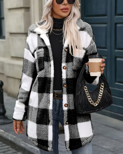 Checker Ladies Winter Jacket