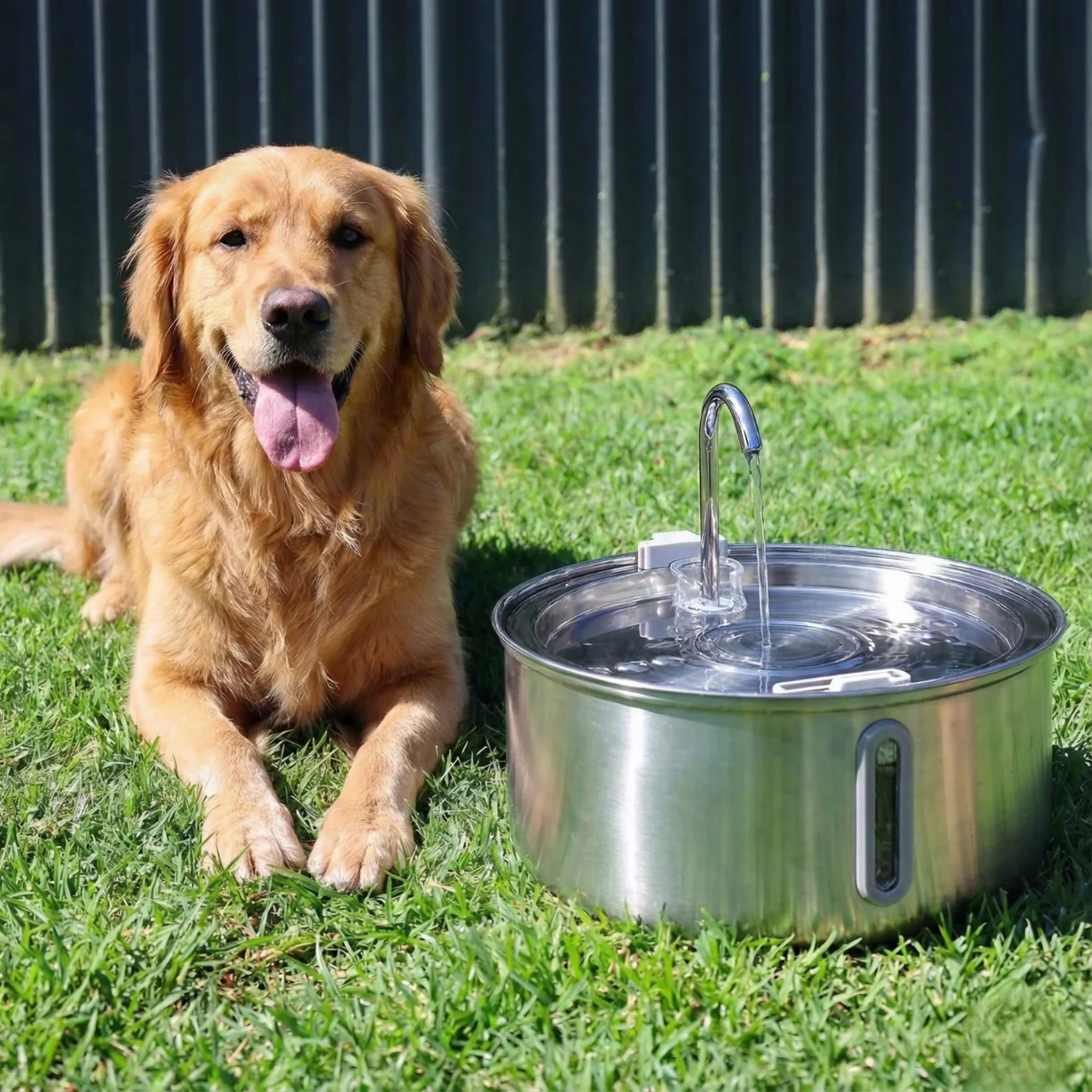 Stainless Steel Pet Fountain